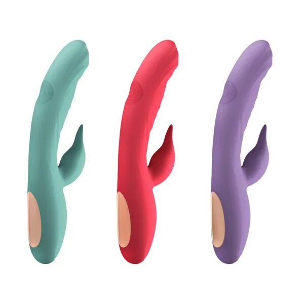 Kick-G Rabbit Vibrator - Triple Stimulation with Vibration & Licking