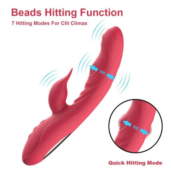 Kick-G Rabbit Vibrator - Triple Stimulation with Vibration & Licking - Image 5