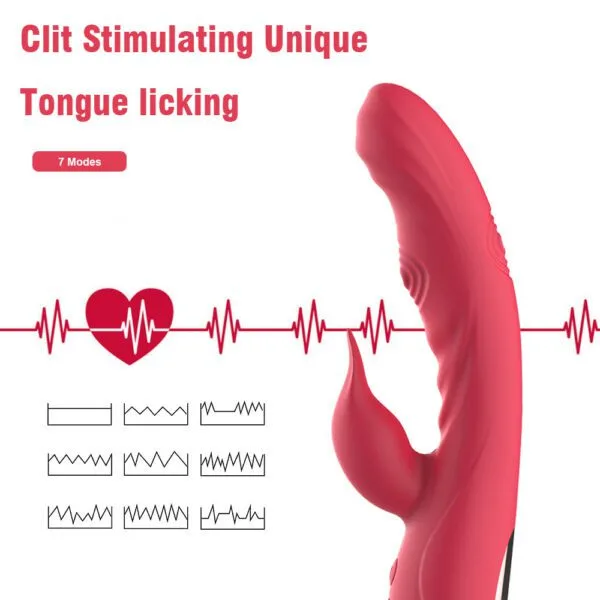 Kick-G Rabbit Vibrator - Triple Stimulation with Vibration & Licking - Image 3