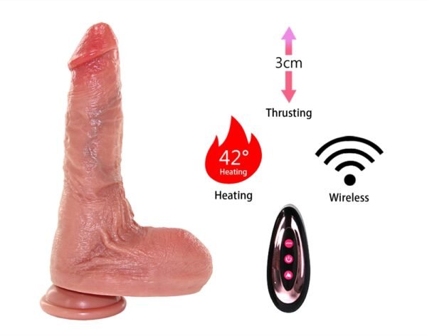 AUB DS1401 Wolf Realistic Remote Controlled Dildos 4