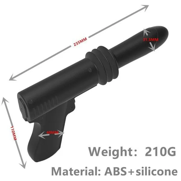 4 Modes Vibrating & Thrusting Gun Style Sex Machine - Image 12