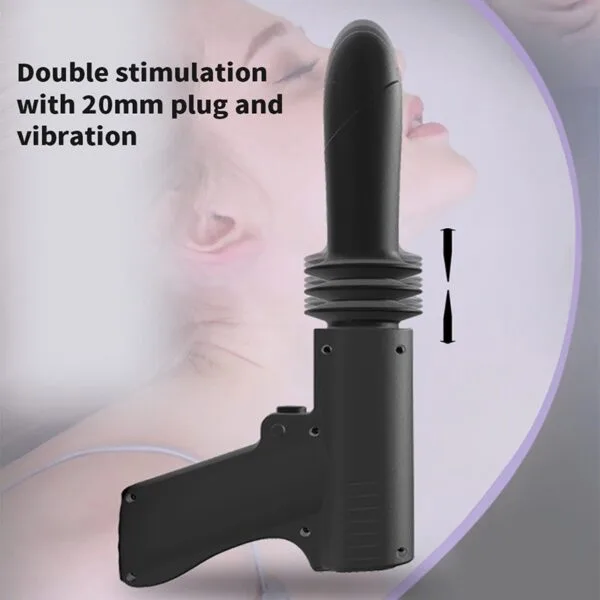 4 Modes Vibrating & Thrusting Gun Style Sex Machine - Image 11