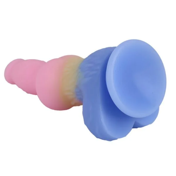 9.64-inch Mixed Color Fantasy Dog's Dildo - Image 3