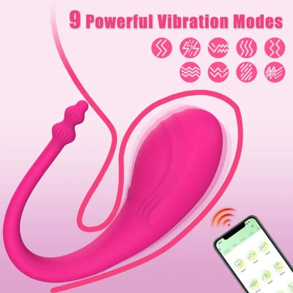 Calabash Discreet Wearable Vibe – App Control, 9 Modes, Waterproof & Travel-Friendly - Image 8