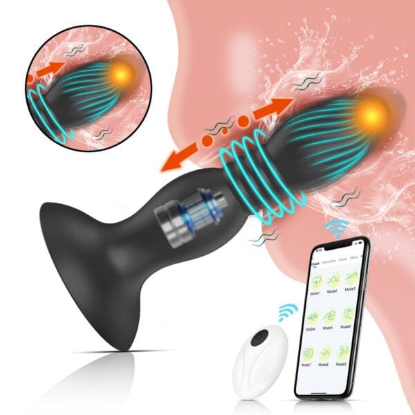 AUB K0020 Thrusting Prostate Toy – Powerful Suction Dual Control Vibration Modes2