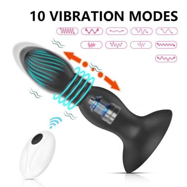 AUB K0020 Thrusting Prostate Toy – Powerful Suction Dual Control Vibration Modes4