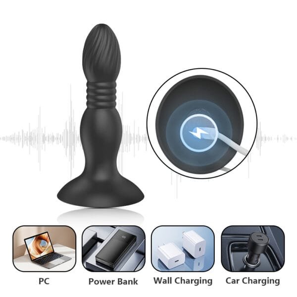 AUB K0020 Thrusting Prostate Toy – Powerful Suction Dual Control Vibration Modes5