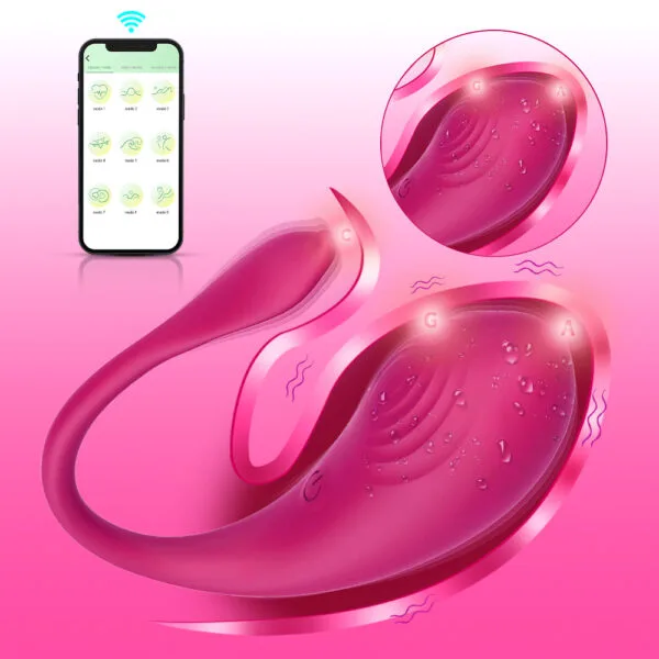 WaveTouch App-Controlled Wearable Vibrator – 9 Modes & IPX6 Waterproof - Image 4