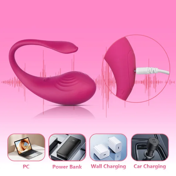 WaveTouch App-Controlled Wearable Vibrator – 9 Modes & IPX6 Waterproof - Image 9