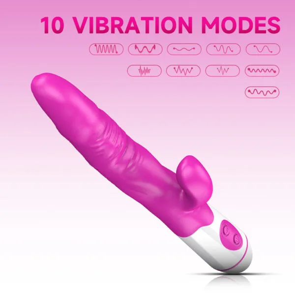 DS K0013 Fingertouch Rabbit G Spot Vibrator – 10 Vibration Modes Ergonomic Design3