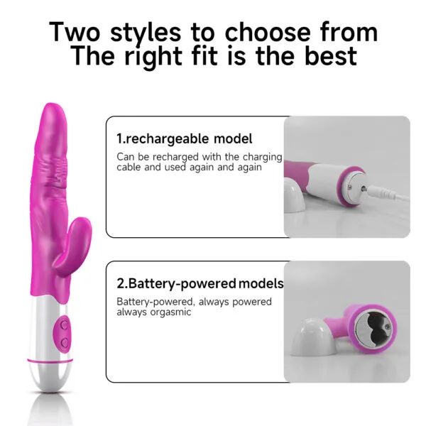 DS K0013 Fingertouch Rabbit G Spot Vibrator – 10 Vibration Modes Ergonomic Design5