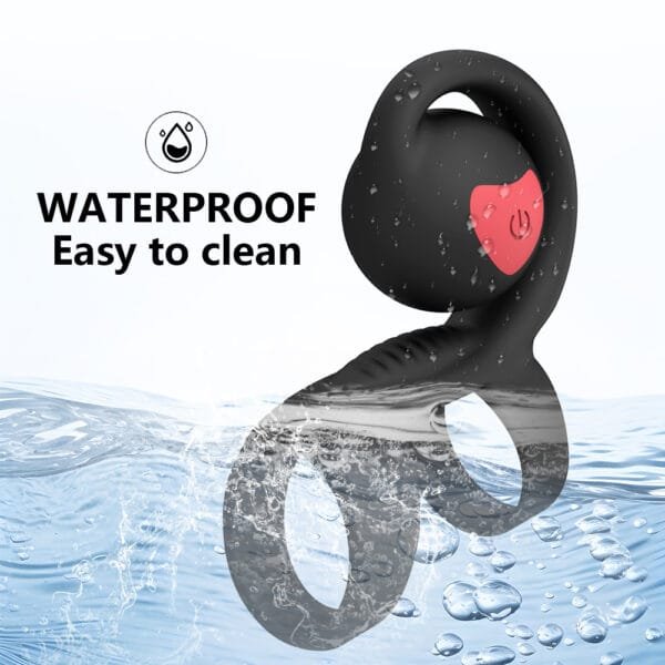 DS K0016 Dual Ring Vibrating Penis Ring with App Control – 9 Modes IPX7 Waterproof5