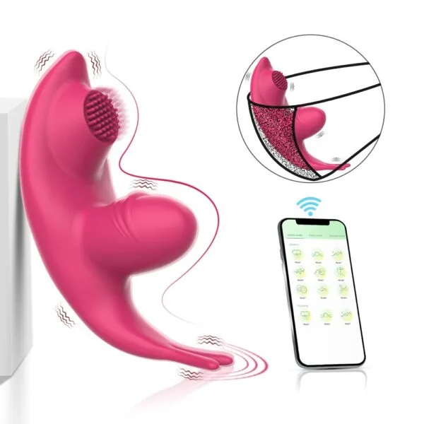 Discreet Vibrator - App Controlled, 9 Modes, Rechargeable Design - Image 2