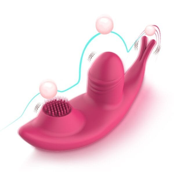 Discreet Vibrator App Controlled 9 Modes Rechargeable Design6