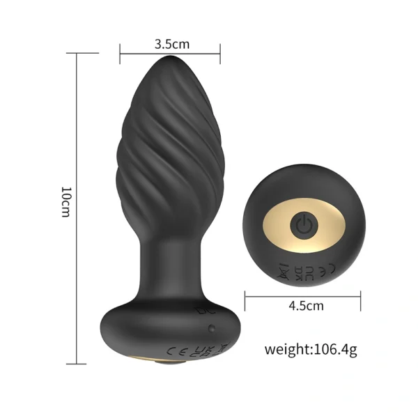 Vibrating Anal Plug Remote App Controlled 9 10 Modes5