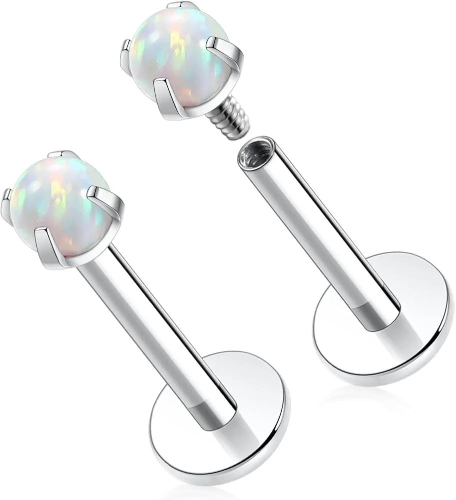 Schroefdraad labretnufacturer | Piercing Jewelry Wholesale | Custom Jewelry Supplier-Desirvana 6 Threaded Labret 4